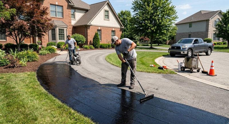 Driveway Slurry Sealing in Greenville, SC